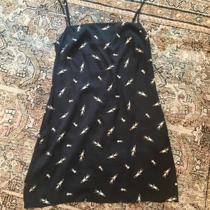 Reformation Black Mini Dress